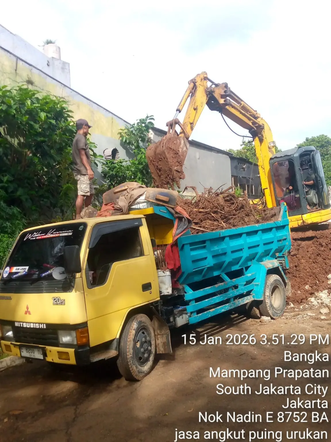 Dokumentasi proyek Cut and Fill Jasa Angkut Laksana